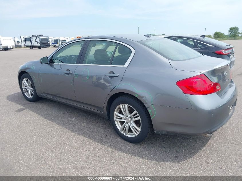 2012 INFINITI G37X  