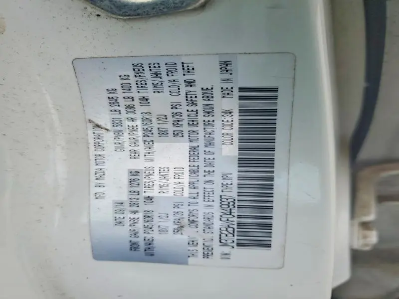 2015 MAZDA CX-9 SPORT  