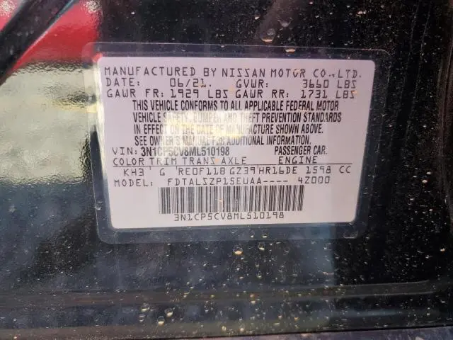 2021 NISSAN KICKS SV  