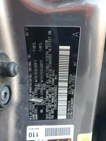 2017 TOYOTA SIENNA LE  