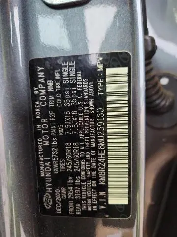 2021 HYUNDAI PALISADE SEL  