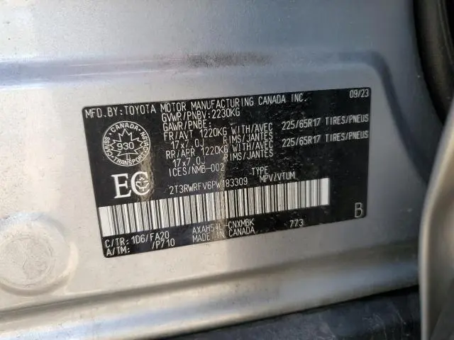 2023 TOYOTA RAV4 XLE  