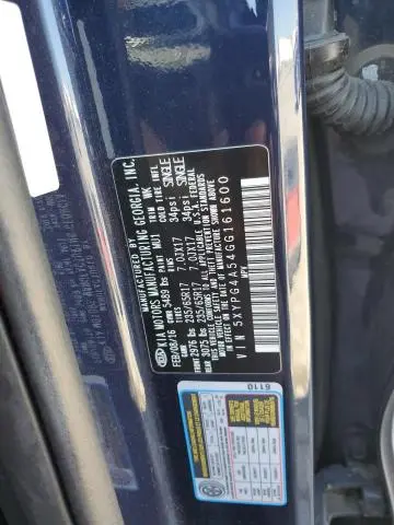2016 KIA SORENTO LX  