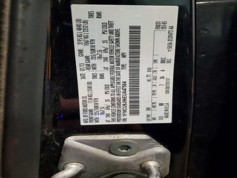 2014 FORD ESCAPE TITANIUM  