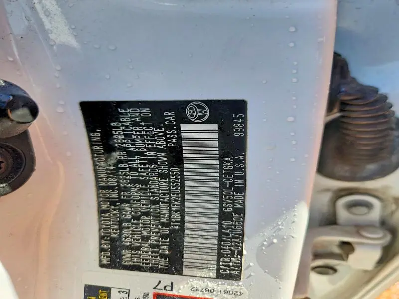 2014 TOYOTA CAMRY XLE V6  
