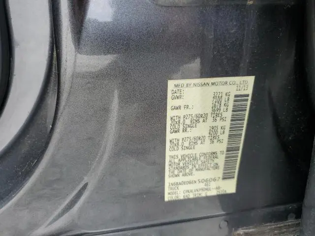 2014 NISSAN TITAN S  