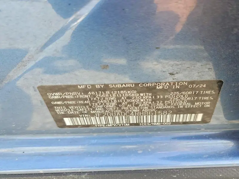 2024 SUBARU CROSSTREK PREMIUM  