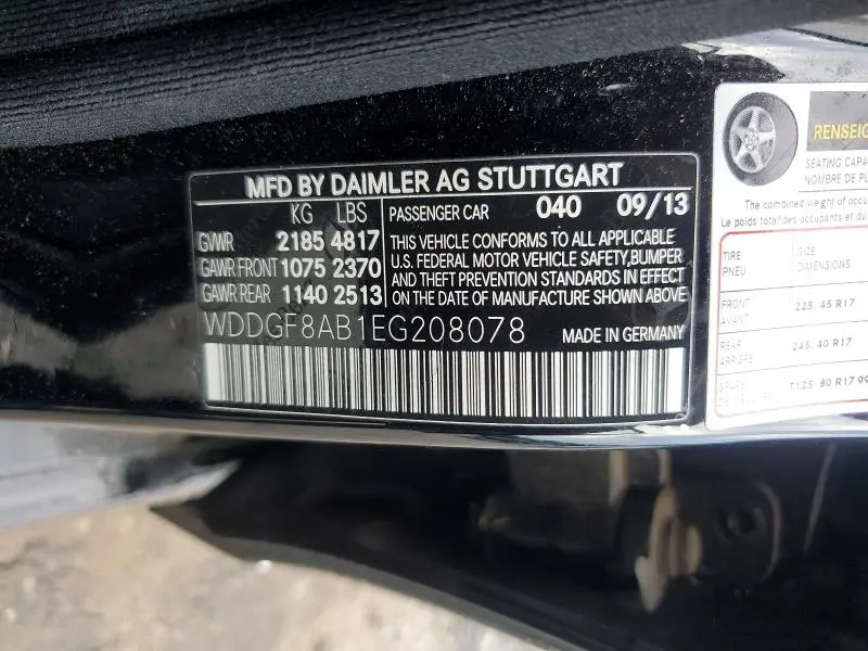 2014 MERCEDES-BENZ C 300 4MATIC  