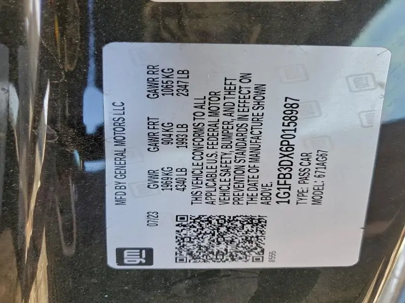 2023 CHEVROLET CAMARO LS  