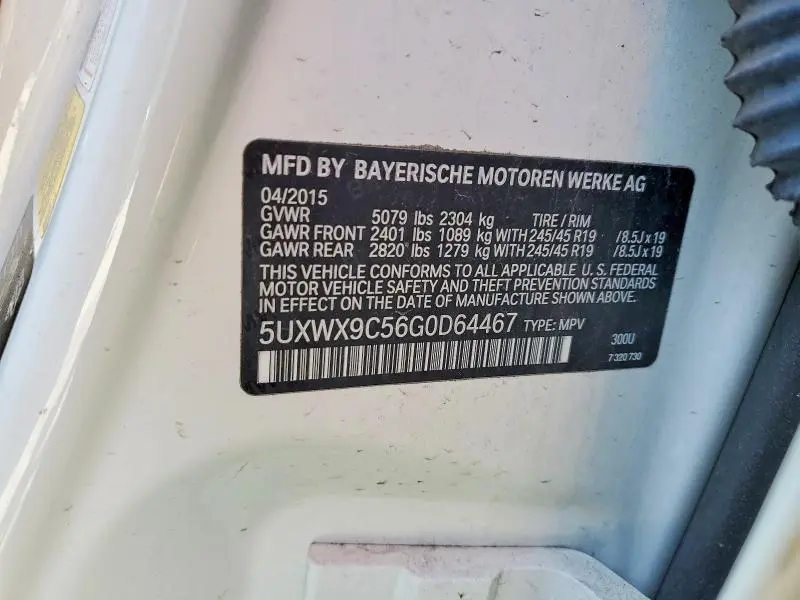 2016 BMW X3 XDRIVE28I  