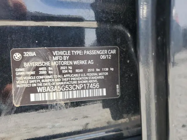 2012 BMW 328 I