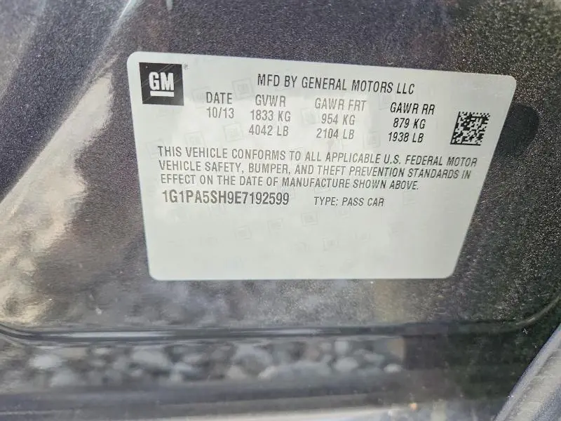 2014 CHEVROLET CRUZE LS  