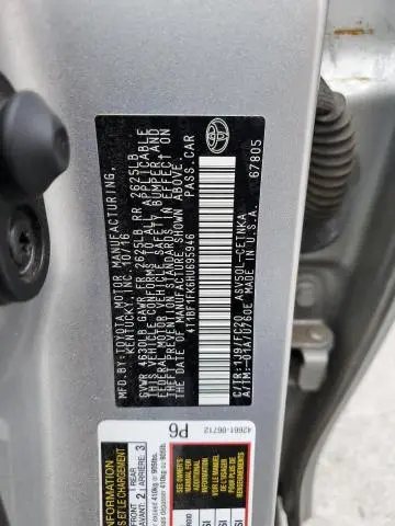 2017 TOYOTA CAMRY LE  