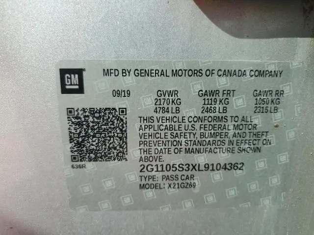 2020 CHEVROLET IMPALA PREMIER  