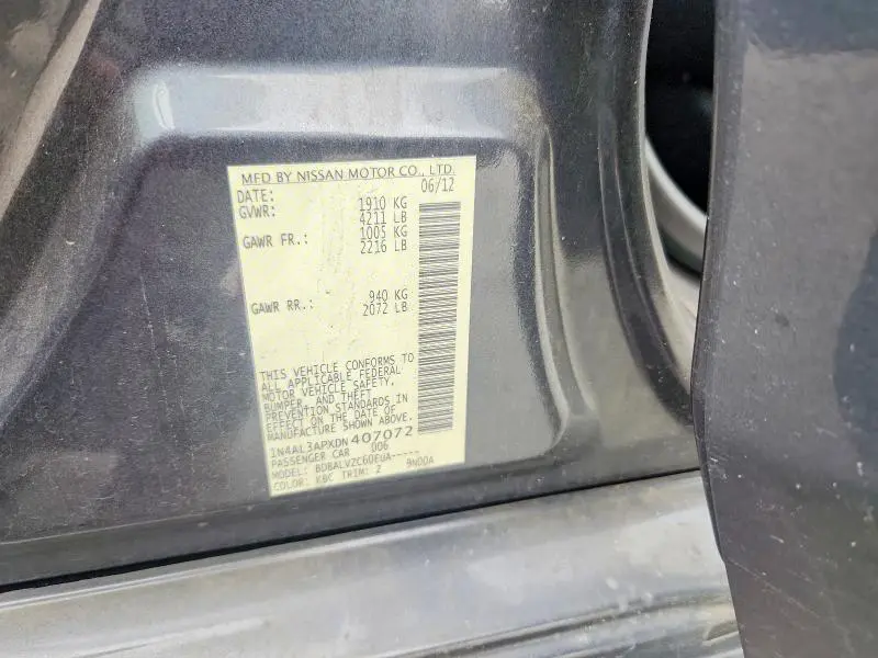 2013 NISSAN ALTIMA 2.5  