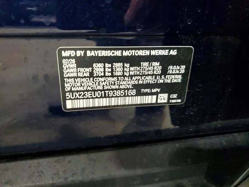 2026 BMW X5 XDRIVE40I  