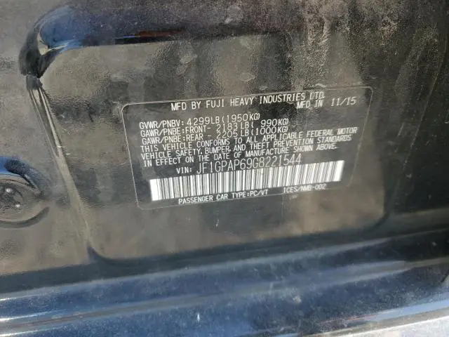 2016 SUBARU IMPREZA SPORT PREMIUM  