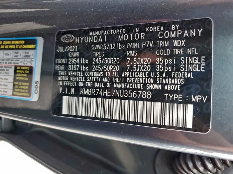 2022 HYUNDAI PALISADE CALLIGRAPHY  