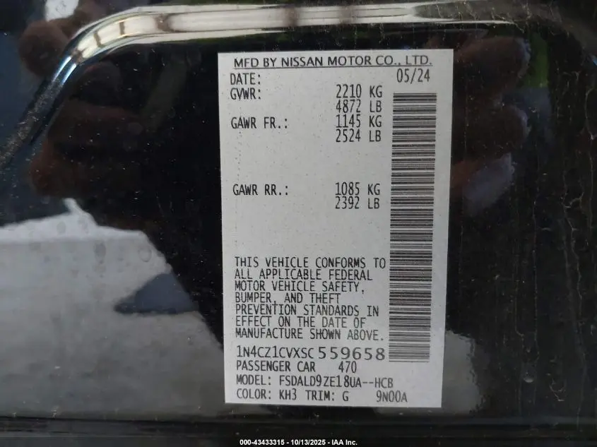 2025 NISSAN LEAF SV PLUS