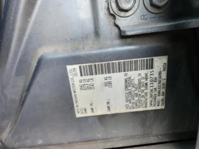 2010 NISSAN ALTIMA 2.5  