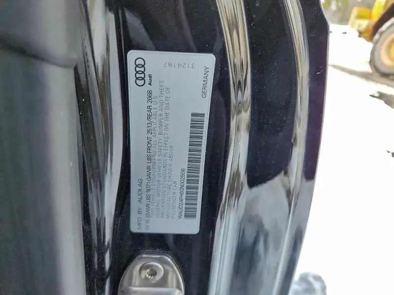 2016 AUDI A5 PREMIUM PLUS S-LINE  