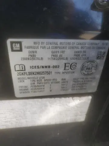 2017 GMC TERRAIN SLE  