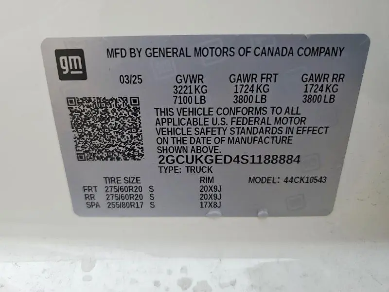 2025 CHEVROLET SILVERADO K1500 LTZ  