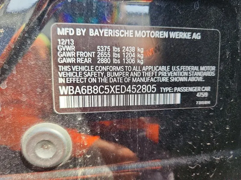 2014 BMW 640 XI GRAN COUPE  