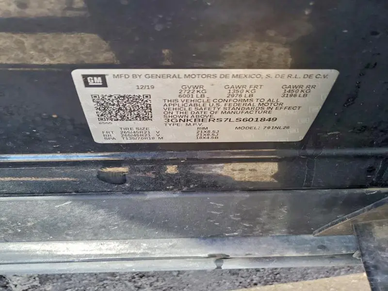 2020 CHEVROLET BLAZER RS  