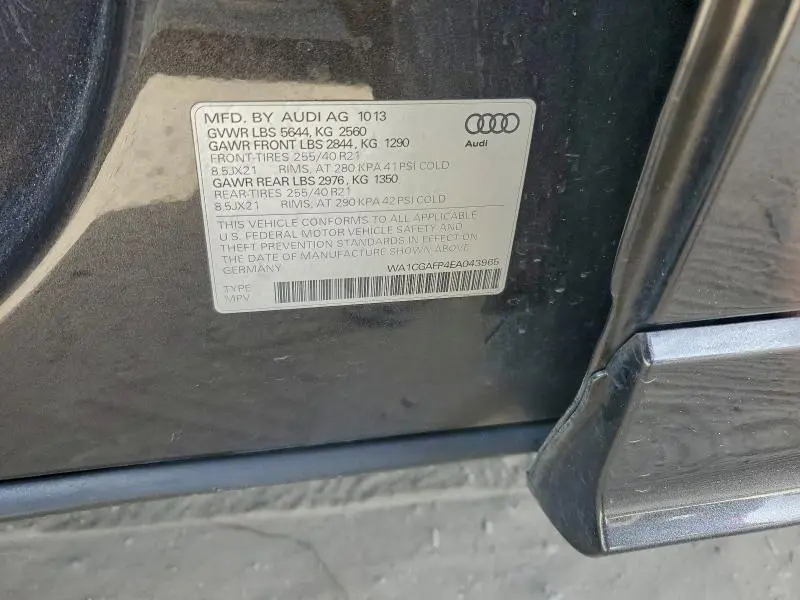 2014 AUDI SQ5 PREMIUM PLUS  