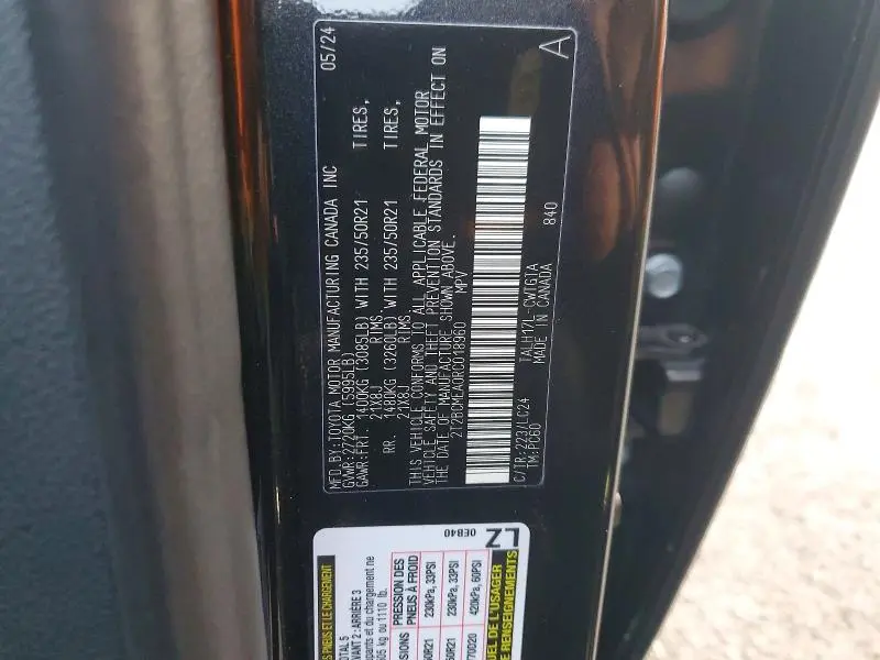 2024 LEXUS RX 500H F SPORT  