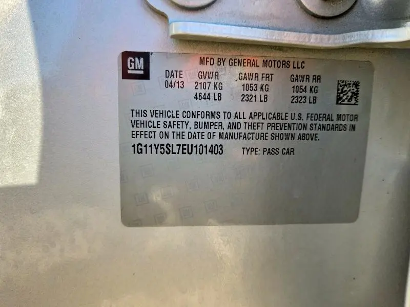 2014 CHEVROLET IMPALA LS  