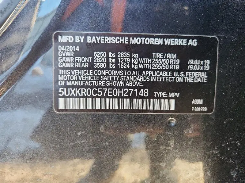 2014 BMW X5 XDRIVE35I  