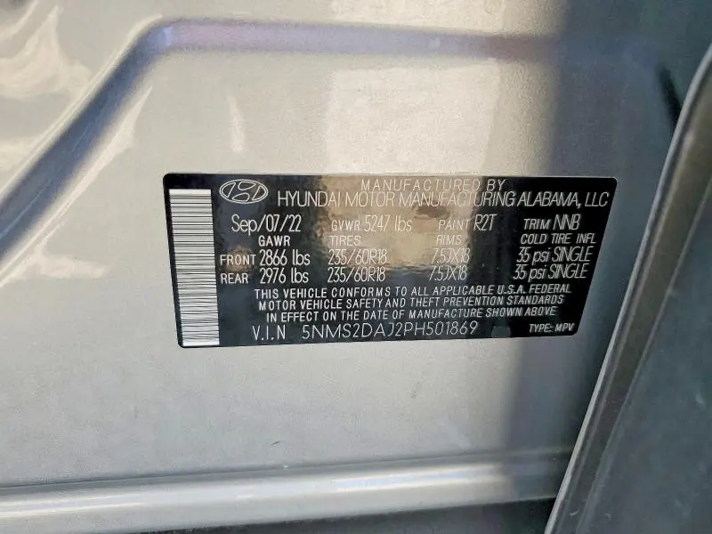 2023 HYUNDAI SANTA FE SEL  