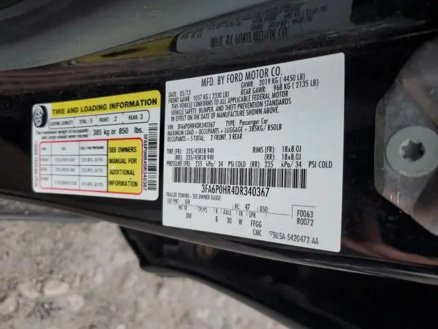 2013 FORD FUSION SE  