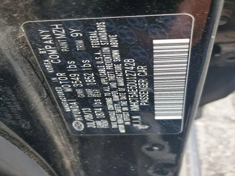2013 HYUNDAI ACCENT GS  