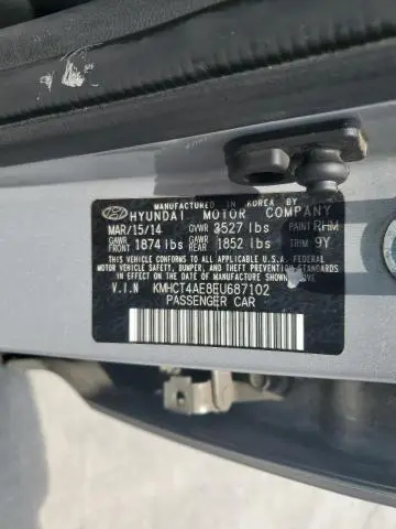2014 HYUNDAI ACCENT GLS  