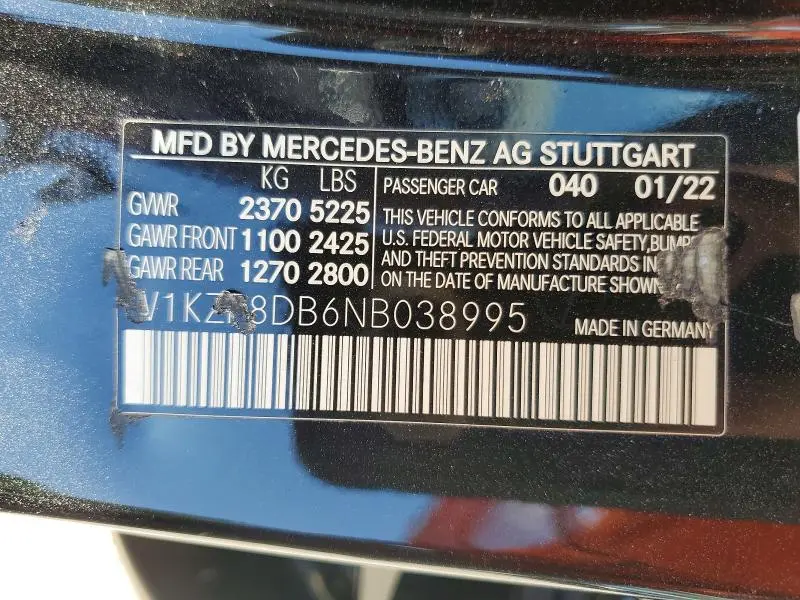 2022 MERCEDES-BENZ E 350  