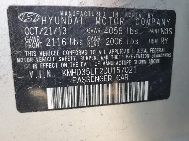 2013 HYUNDAI ELANTRA GT   
