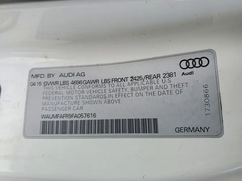 2015 AUDI A5 PREMIUM PLUS  