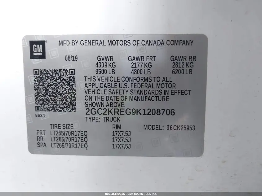 2019 CHEVROLET SILVERADO 2500HD WT