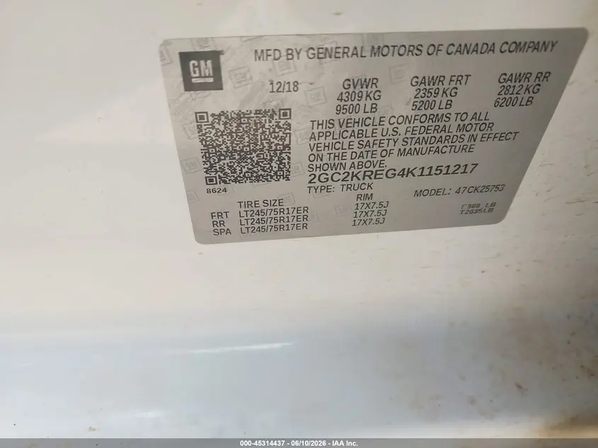 2019 CHEVROLET SILVERADO 2500HD WT