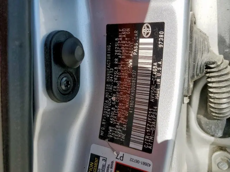 2013 TOYOTA CAMRY HYBRID  