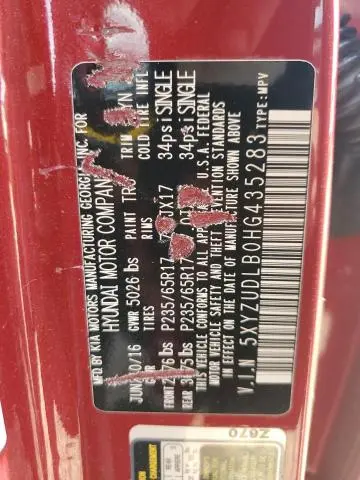 2017 HYUNDAI SANTA FE SPORT   