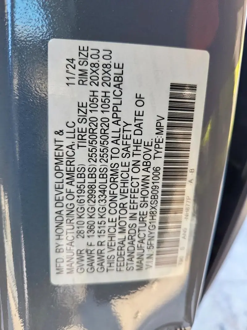 2025 HONDA PILOT ELITE  