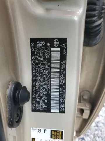 2010 TOYOTA PRIUS   