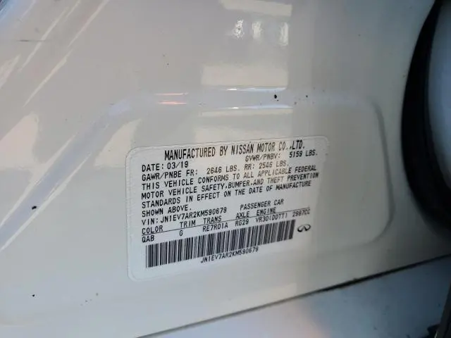 2019 INFINITI Q50 LUXE  