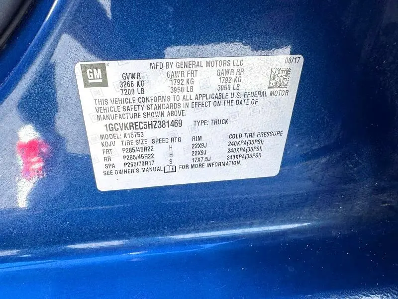 2017 CHEVROLET SILVERADO K1500 LT  