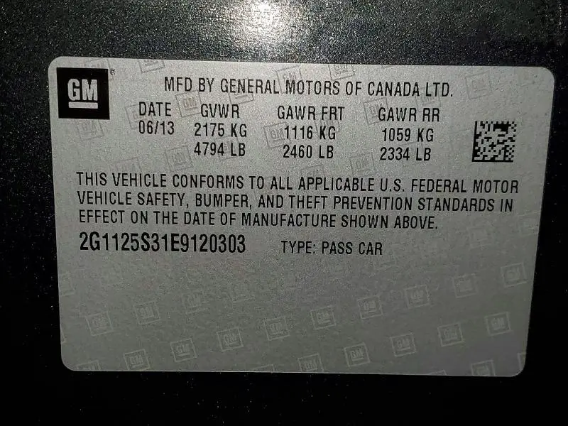 2014 CHEVROLET IMPALA LT  