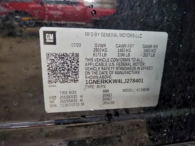 2020 CHEVROLET TRAVERSE PREMIER  